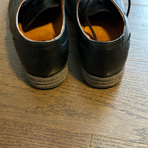 Miz Mooz Letty black leather oxfords - Picture 3 of 5